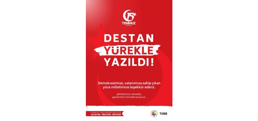 15 Temmuz Demokrasi ve Milli Birlik Günü